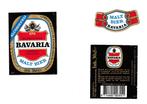 Bieretiket Bavaria Malt Bier Alcoholvrij 30 cl  thte 06-92, Verzamelen, Ophalen of Verzenden, Gebruikt, Overige typen, Overige merken