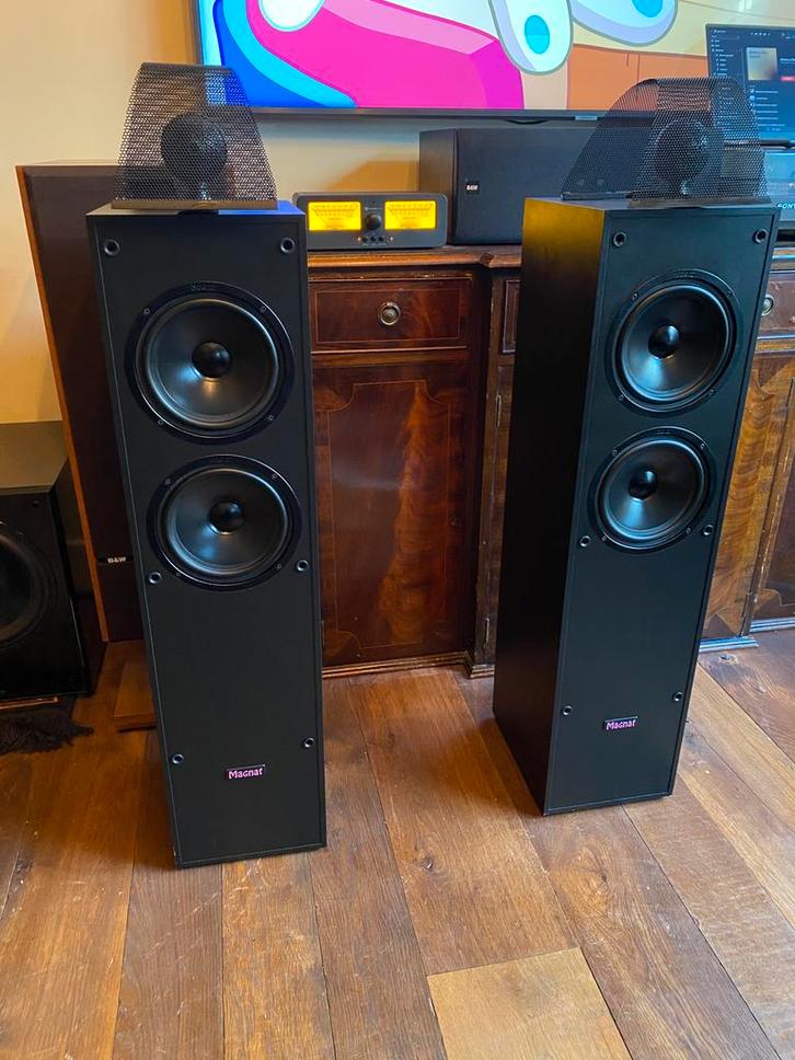 Retro speakers magnat viva 11 hifi, Audio, Tv en Foto, Luidsprekers, Zo goed als nieuw, Front, Rear of Stereo speakers, 120 watt of meer