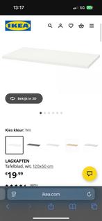 Wit Bureaublad / Tafelblad - Nieuw!, Huis en Inrichting, Kunststof, 100 tot 150 cm, Nieuw, Tafelblad