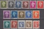 Nederland 474/489 Harz 1947-1948 compleet gestempeld, Ophalen of Verzenden, Na 1940, Gestempeld