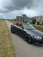 Audi A3 1.8 Tfsi 118KW Cabrio AUT 2008 paars, Auto's, Audi, 4 cilinders, Cabriolet, Leder, Bruin