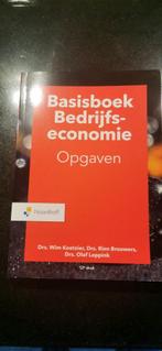 basisboek bedrijfs economie opgaven 12e druk, Boeken, Studieboeken en Cursussen, Nieuw, Ophalen of Verzenden, Noordhoff Uitgevers