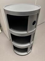 Kartell grijze kunststof ladekast met drie laden, Huis en Inrichting, Ophalen, Zo goed als nieuw, 3 of 4 laden, Minder dan 25 cm