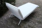 2x luxe chaise longue EARL Jess Design lounge ligbed stof, 75 tot 100 cm, Metaal, Zo goed als nieuw, Ophalen