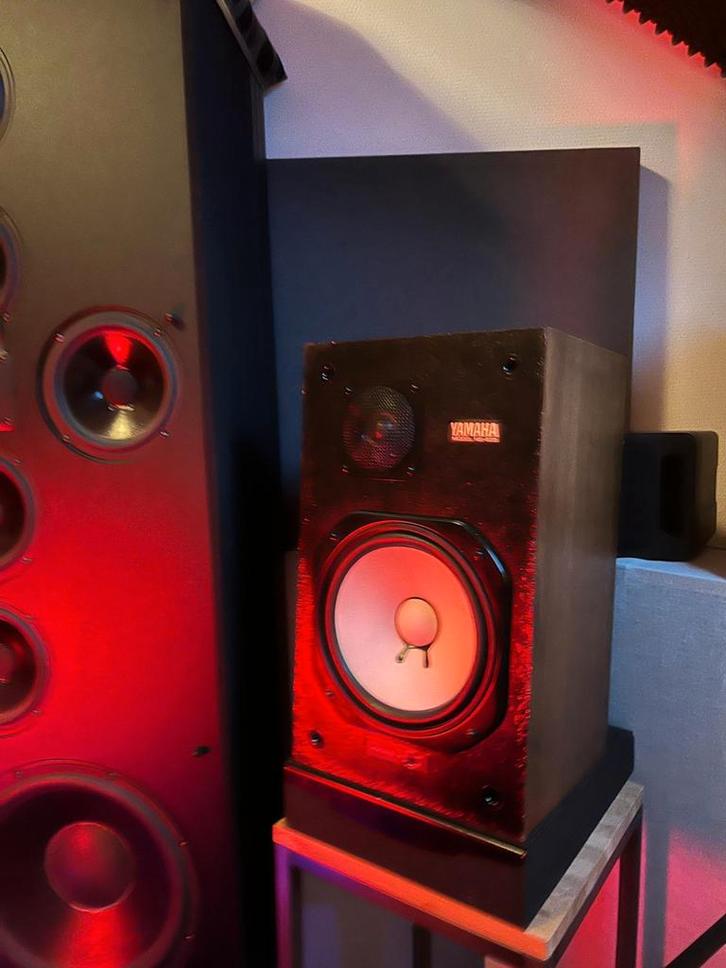 Studio Speakers Vintage [Yamaha NS 635] 'NS10'', Audio, Tv en Foto, Luidsprekers, Zo goed als nieuw, Front, Rear of Stereo speakers