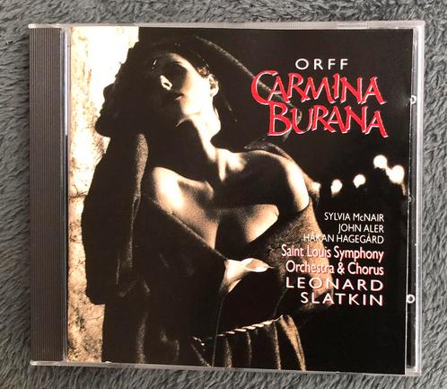 carmina burana leonard slatkin CD, Cd's en Dvd's, Cd's | Klassiek, Zo goed als nieuw, Orkest of Ballet, Ophalen of Verzenden