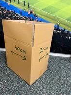 600x Partij dubbelgolf kartonnen doosjes 40*30*39 cm, Ophalen, Doos, Opvouwbaar, Minder dan 50 cm