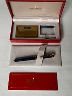 Sheaffer Targa 585 14K fountain pen geschenkset met doos, Verzamelen, Pennenverzamelingen, Vulpen, Sheaffer, Ophalen of Verzenden