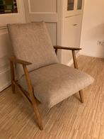 Fauteuil retro design - opnieuw gestoffeerd, Huis en Inrichting, Fauteuils, Ophalen, Zo goed als nieuw, 75 tot 100 cm, 50 tot 75 cm