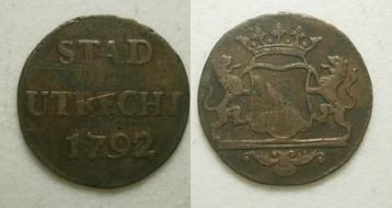 PD10612 Utrecht Stad Duit 1792 beschikbaar voor biedingen