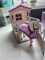 Schleich paardje met stal, Ophalen, Gebruikt, Overige merken