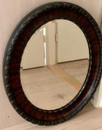 Antieke facet geslepen spiegel, Ophalen, Ovaal, 50 tot 100 cm, Minder dan 100 cm