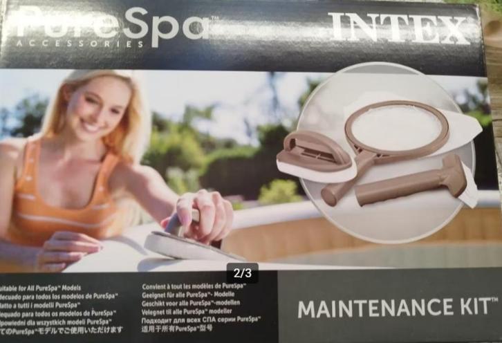 SPA PURE INTEX REININGS SET JACUZZI, Tuin en Terras, Bubbelbaden en Hottubs, Nieuw, Filter, Ophalen of Verzenden