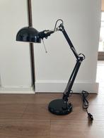 IKEA FORSÅ Bureaulamp, zwart, Ophalen, Zo goed als nieuw, Metaal, 50 tot 75 cm