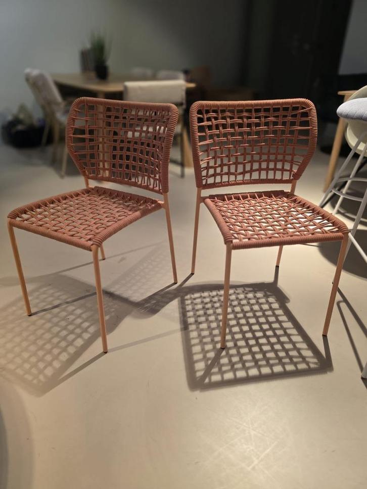 Tonon Tuinstoel, Huis en Inrichting, Stoelen, Zo goed als nieuw, Twee, Metaal, Overige kleuren, Ophalen