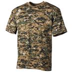 MFH - T-shirt - Korte Mouwen - Digital Woodland Camo, Ophalen of Verzenden, Landmacht, Nederland, Kleding of Schoenen