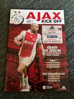 Ajax - NEC & Anderlecht Programma Magazine DEC 2009, Verzamelen, Ophalen of Verzenden