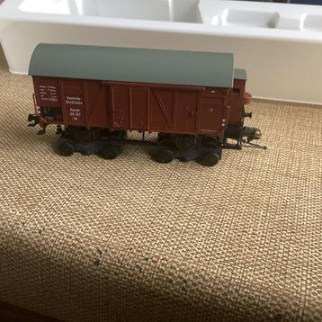 Marklin 46821 DR strassenbahnroller met gesloten goederenwag beschikbaar voor biedingen