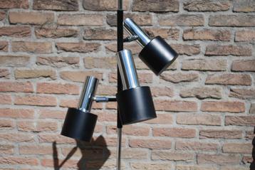 Vintage vloerlamp met drie spots beschikbaar voor biedingen