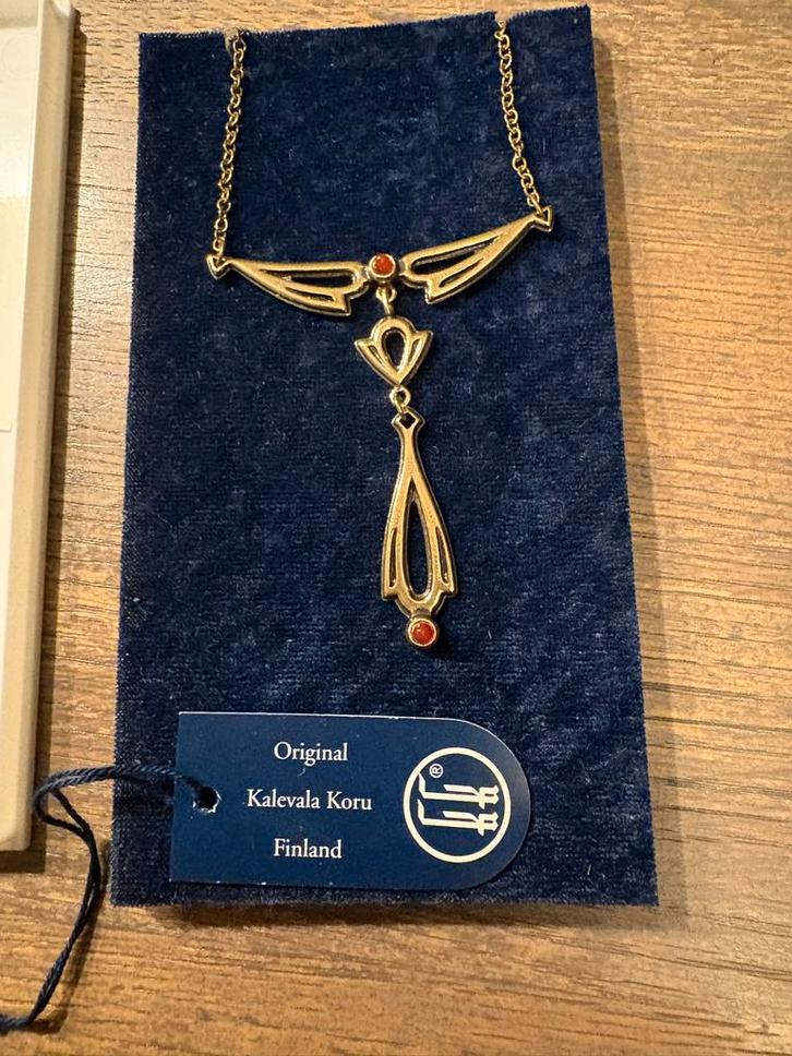 Vintage Kalevala Koru Hanger in Originele Verpakking, Sieraden, Tassen en Uiterlijk, Kettingen, Zo goed als nieuw, Overige materialen