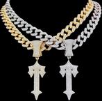 Hip-hop iced chain, Sieraden, Tassen en Uiterlijk, Kettingen, Nieuw, Ophalen of Verzenden