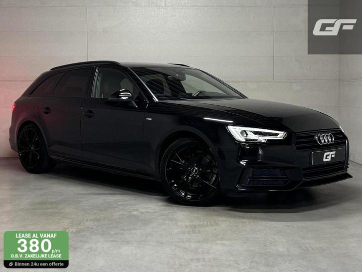Audi A4 Avant 1.4 TFSI S-Line Black Edition CarPlay Leer Sfe, Auto's, Audi, Bedrijf, Te koop, A4, ABS, Achteruitrijcamera, Airbags