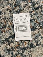 Digitale Wekker met Temperatuur en Vochtigheidsmeter, Ophalen of Verzenden, Nieuw, Digitaal, Wekker of Tafelklok