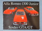 Brochure ALFA ROMEO 1300 JUNIOR - INCL GTA - 1969 NL., Ophalen of Verzenden, Gelezen, Alfa Romeo