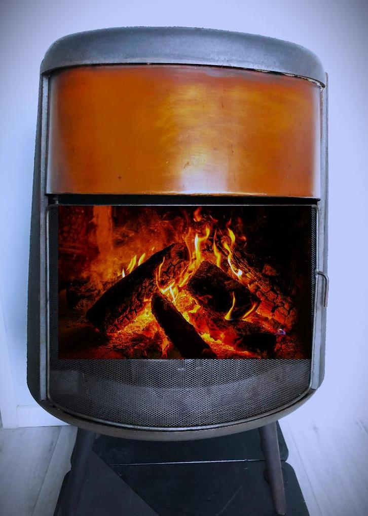 Houtkachel, Huis en Inrichting, Kachels, Zo goed als nieuw, Houtkachel, Hout, Ophalen