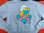 Maat XS Origineel Smurfs zomer sweater Crop Top lange mouw, Blauw, Nieuw, Ophalen of Verzenden, Maat 34 (XS) of kleiner