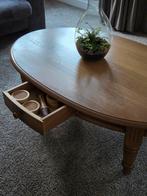 Eiken salontafel Ovaal, Huis en Inrichting, Tafels | Salontafels, 100 tot 150 cm, Eikenhout, Minder dan 50 cm, Ovaal