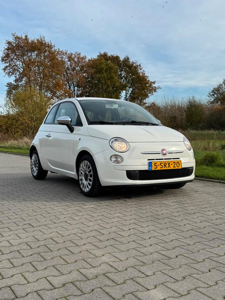 Fiat 500 0.9 TwinAir 2013 | Beige | NL Auto |Top onderhouden, Auto's, Fiat, Particulier, ABS, Airbags, Airconditioning, Centrale vergrendeling
