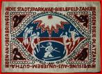 * WESTPHALIA: GERMANY BIELEFELD 25 MARKS 1221-1921 SILK RARE, Verzenden, Duitsland, Los biljet