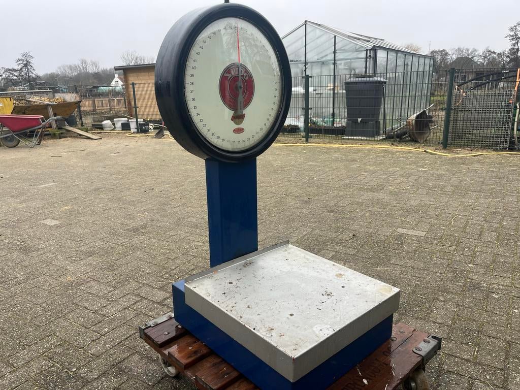 Vintage-antiek Spido Weegschaal, Ophalen