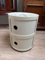 Kartell Componibili 2-laags Opbergkast, Huis en Inrichting, Ophalen, Minder dan 45 cm, Gebruikt, Rond