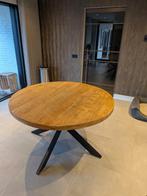 Mango eettafel 130 cm, Rond, Ophalen of Verzenden, Zo goed als nieuw, Vijf personen of meer