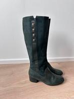 Mooie dames leren laarzen, maat 38, Kleding | Dames, Schoenen, Hoge laarzen, Ophalen of Verzenden, Zo goed als nieuw, Groen