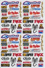 Modelbouw sponser stickervel [Renthal, Pro Taper, Arai] #11, Ophalen of Verzenden, Nieuw, Bedrijf of Vereniging