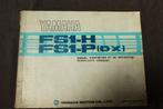 Yamaha FS1-H FS1-P DX 1973 werkplaatsboek  manuel reparation, Ophalen of Verzenden, Gebruikt