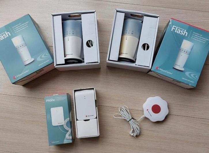 Bellman & Symfon Flashreceiver telefoontransmitter bedshaker, Telecommunicatie, Overige Telecommunicatie, Zo goed als nieuw, Ophalen of Verzenden