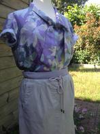 Blouse dames zijde M korte mouw, Ophalen of Verzenden, Maat 38/40 (M), Overige kleuren