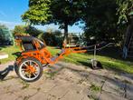 Shetlander sulky, tweewieler menwagen, Dieren en Toebehoren, Zo goed als nieuw, Sulky, Pony