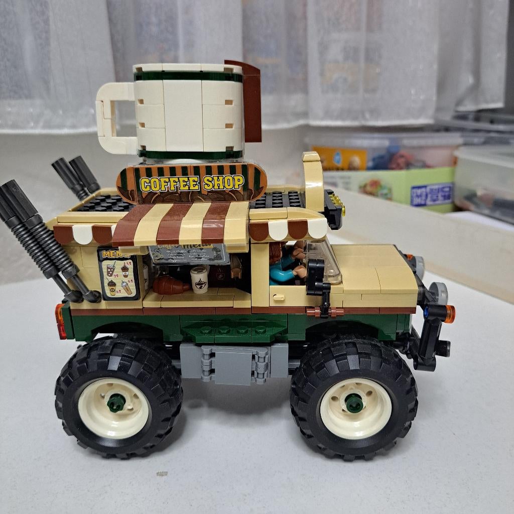 Koffie wagen, Ophalen of Verzenden, Zo goed als nieuw, Complete set, Lego Primo