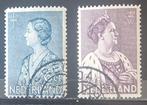 Nederland Crisiszegels NVPH 265 t/m 266 Gestempeld, Ophalen of Verzenden, T/m 1940, Gestempeld