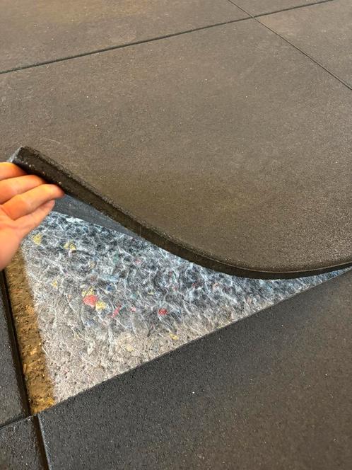 100x100x2,5cm rubber tegels zelf ophalen, Huis en Inrichting, Stoffering | Vloerbedekking, Gebruikt, Laminaat, Ophalen of Verzenden