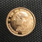 1897 Doublé gouden tientje 10 Gulden - Koningin Wilhelmina, Verzenden, Goud, Koningin Wilhelmina, Losse munt