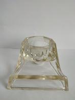 Glazen glas inktpot penhouder decoratie bureau etalage, Antiek en Kunst, Ophalen of Verzenden