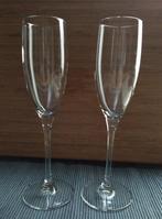 2 Champagneglazen " Luminarc France ", Huis en Inrichting, Keuken | Servies, Nieuw, Glas, Glas of Glazen, Ophalen of Verzenden