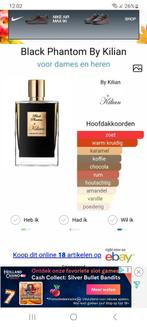 Black Phantom By Kilian - Luxe Parfum, Sieraden, Tassen en Uiterlijk, Uiterlijk | Parfum, Ophalen of Verzenden, Zo goed als nieuw