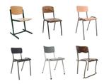 Stapelstoelen kantine meubelen Kantinestoelen kruk  813, Huis en Inrichting, Stoelen, Ophalen of Verzenden, Gebruikt, Bruin, Vijf, Zes of meer stoelen